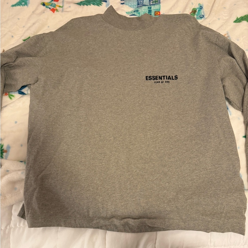 Fear of God Essentials Jersey Long Sleeveve T-Shirt Grey